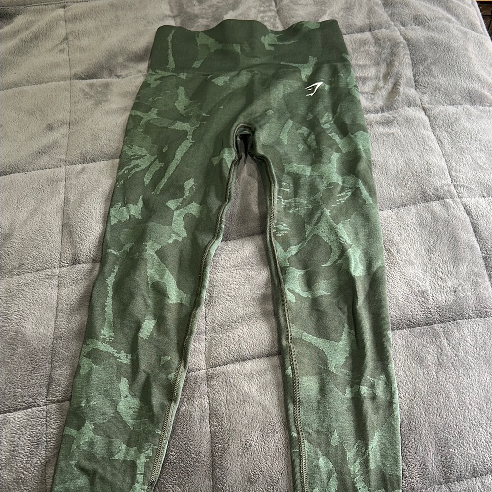 Gymshark Green High-Waisted Leggings